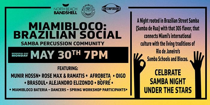 Miami Bloco Bossa Nova Social - May 30th 2022