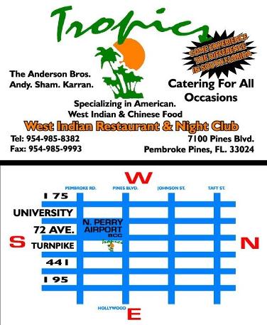 tropics guyanese nightclub / reggae soca, trini nightclubs in south florida